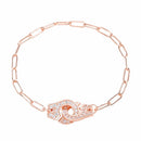 Moonmory 100% Authentic 925 Sterling Silver European Chain Handcuff Bracelet Menottes Hand Cuff Bracelet For Women Jewelry