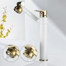 ELLEN Multifunction Bathroom Sink Faucet Hot Cold Water Mixer Crane Antique Bronze Deck Mounted Universal Water Taps EL1326
