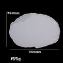 Large Tray Silicone Mold Polygon Crystal Epoxy Resin Casting Molds DIY Handmade Craft Clay Mould Tool Table Decoration Supplies