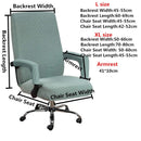 Elastic Office Lift Computer Chair Cover Modern Anti-dirty Boss Gamer Rotating Armchair Seat Case Thickened Armrest Slipcover