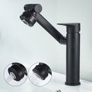 ELLEN Multifunction Bathroom Sink Faucet Hot Cold Water Mixer Crane Antique Bronze Deck Mounted Universal Water Taps EL1326
