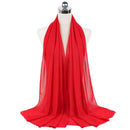 JTVOVO RUNMEIFA 2021New Women's Bubble Chiffon Summer Thin Veil Hijab Muslim Arab Indian Islamic Scarf Shawl Head wrapper Turban