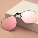 Polarized Clip Sunglasses Myopia Glasses Clip Driver Fishing Outdoor Cycling Night Vision Myopia Clip-on Sun Shading Eyeglasses