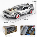 WELLY 1:24 the film Back to the Future Car Alloy Car Model Simulation Car Decoration Collection Gift Toy Die Casting Model