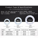 LED面板灯 7W 10W 18W 25W 40W 无频闪 AC 220V 230V 吸顶灯光源 方形圆形面板灯