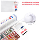 华灿 5D钻石画满钻动物刺绣猫咪十字绣家居装饰马赛克手工