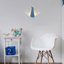 Bedside light wall lamp modern Simplicity peacock Lamps bedroom living room aisle corridor hotel wall light AC220V