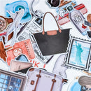 24pcs Cute Globe Airplane Travel Journey Stickers Diy Scrapbooking Photo Album Decorations Label Stickers School Office Supplies