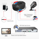 Sannce 4PCS a Lot 30M 100 Feet CCTV BNC Video Power Cable For CCTV AHD Camera DVR Security System Black Surveillance Accessories