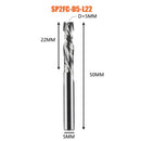 Compression milling cutter woodwork UP &amp; DOWN Cut Two Flutes Spiral Carbide Milling Tool CNC Router Wood End Mill Cutter Bits