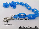 FishSheep Fashion Neon Color Acrylic Chain Necklace For Men Women Harajuku Punk Resin Big Choker Necklace 2020 Fashion Jewelry