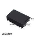 24Pcs Black Cardboard Packaging Boxes  Jewelry  Boxes Multiple Sizes Aircraft Gift Box Black Handmade Soap Packaging Boxes