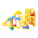 Big Building Blocks Playground Pipeline Parts Slide Ladder Swing  Compatible Bricks Sets Baby Assemble Education Montessori Toys