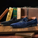 The Vesper | Handmade Velvet Slip-On Loafer