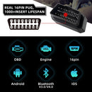 Vgate iCar pro 蓝牙3.0/4.0/WiFi 安卓/PC/IOS 支持自动唤醒模式 Elm327 V2.1 OBDII 故障码读取器诊断工具