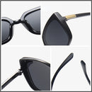 HOOBAN Brand Designer Cateye Women Sunglasses Retro Oversized Women's Sun Glasses Luxury Square Spectacles UV400