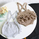 Baby Knitting Rompers Cute Overalls Newborn Baby Girls Boys Clothes Infantil Baby Girl Boy Sleeveless Romper Jumpsuit 0-24months