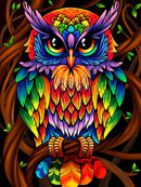 HUACAN Coloring By Numbers Owl Animals Kits Drawing Canvas DIY Pictures Oil Painting Hand Painted Gift Home Decor