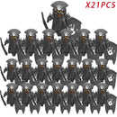 Classic Medieval Movie Elves Dwarf Warrior Iron Foot Dane leader of the Dwarfs Building Blocks LOTR Figures Toys For Children