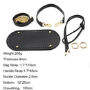 DIY Handmade Backpack Bag Accessories Leather Bag Bottom With Hardware Drawstring Bag Set Women Handbag Handle Shoulder Strap