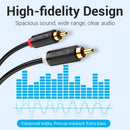 Vention 2 RCA to 2 RCA Cable Male to Male Audio Cable for Home Theater DVD Amplifier TV 1m 2m 3m 5m Cable RCA Gold-Plated Cabo
