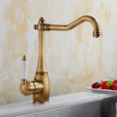 Antique Bronze Kitchen faucets 360 Rotate Swivel Faucet Hot Cold Water Tap Mixer Kitchen Sink Faucet ELK331