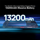 Ulefone Power Armor 13 13200mAh 坚固型手机 256GB 安卓12 防水智能手机 6.81” 2.4G/5G 无线局域网移动电话 NFC 全球版