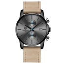 2021 Men Watch CHEETAH Brand Fashion Sports Quartz Watches Mens Leather Waterproof Chronograph Clock Business Relogio Masculino