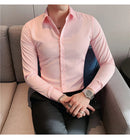 Camisas De Hombre Long Sleeve Shirts For Men Clothing 2026 Business Formal Wear Camisa Social Masculina Slim Fit Chemise Homme