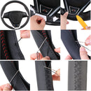 Customized Original DIY Car Steering Wheel Cover For Seat Leon Alhambra Toledo 2011 2010 2012 Leather Braid For Steering Wheel