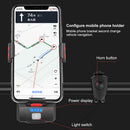 4in1 Bicycle Light USB Charging Lighting Cycling Phone Holders & LED Headlight Horn Bell MTB Power Bank for Bike Accessories
