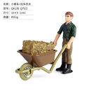 Home Decoration Accessory Fruit Tree Farm Tools House Models Garden Landscape Scenery Miniature Action Figures Toys for children