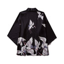 Bebovizi Male Kimono Cardigan Japanese Kimono Men Cardigan Shirt Blouse Yukata Men Haori Obi Traditional Samurai Clothing