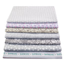 Teramila 8PCS Pack Square Multicolor Printed Cotton Fabric For Sewing Quilt Cloth Needlework Plaid Handicraft Material Patchwork