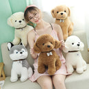 Hot New Nice Cute Doodle Dog Plush Toy Soft Kawaii Puppy Dog Doll Kids Toy Cartoon Animal Girls Children Birthday Christmas Gift