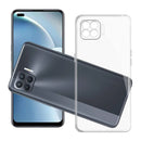 适用于OPPO A32 A33 A53 A53S A55 A73 A93 2020 4G 5G的超薄透明后盖，软TPU手机壳，透明防震保护套