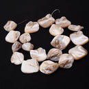 Natural Shell Beads Mother of Pearl Love Star Oval Round Flat Loose Spacer Beads for Jewelry Making DIY Charm Bracelet Necklace