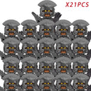 Classic Medieval Movie Elves Dwarf Warrior Iron Foot Dane leader of the Dwarfs Building Blocks LOTR Figures Toys For Children