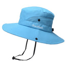 K106 Women's Bucket Hat Panama 2021Fashion Sun Visor Breathable Fisherman Protection Hat Ponytail Cap Summer Hats Beach Sun Hats