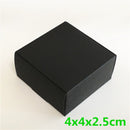 24Pcs Black Cardboard Packaging Boxes  Jewelry  Boxes Multiple Sizes Aircraft Gift Box Black Handmade Soap Packaging Boxes