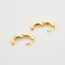 ANDYWEN 925 Sterling Silver Gold Clear 5mm 6mm 7mm 8mm 9mm Huggies Circle Piercing Hoops Earring Women Luxury Jewelry Gift