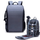 Photo Shoulders Backpack Waterproof Nylon Case fit 15.6" Laptop Bag w USB Port for Canon Nikon Sony SLR Photography Lens Tripod