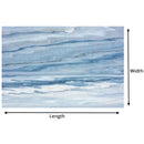 PVC Self-Adhesive Waterproof Mural Wallpaper Modern Simple Blue Marble 3D Floor Tiles Wall Paper Bathroom Kitchen 3 D Home Decor