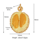 3D Fruit Strawberry Grape Mango Pineapple Water Melon Cherry Banana Charm Pendant , Jewelry Necklace Bracelet Making Supply M15