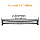 The Pathfinder | 7D Curved Off-Road LED Light Bar 22-52 Inch