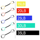 MMA Boxing Resistance Training Rubber Bands Speed Training Pull Rope Muay Thai Karate Workout Power Strength Gym Equipment