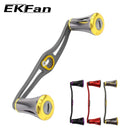 EKFan 铝合金渔线轮手柄 120毫米长度 8*5毫米孔尺寸 适用于水滴轮渔线轮摇臂钓鱼配件