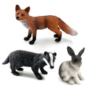 Hot Easter Rabbit Wolf Deer Lion Fox Meerkat Squirrel Figurine Home Decor Miniature Fairy Garden Decoration Accessories Modern