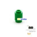 50pcs/lot DIY Blocks Building Bricks Cylindrical Educational Assemblage Construction Toys for Children Size Compatible Brand