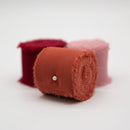 3.8cmx6.4m Edged Chiffon Ribbon Silk-like Ribbons Wedding Invitation Bouquet fabric Ribbons christmas decoration gift wrapping